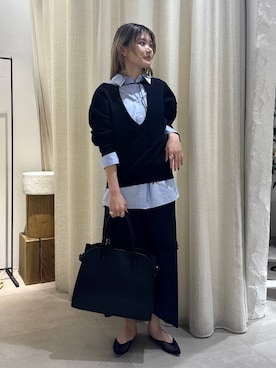 「AULENTTI（オウレンティ）のアイテム」を使った、maiさん（レディース・161cm）の春コーディネート