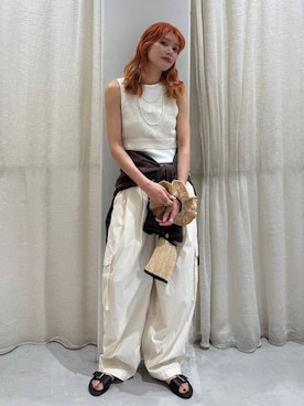 「アイテム（アンサンブル）」を使った、maiさん（レディース・161cm）の夏コーディネート