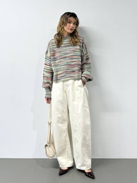 「アイテム（パンプス）」を使った、maiさん（レディース・161cm）の冬コーディネート