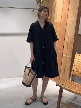 「BABYLONE（バビロン）のアイテム」を使った、maiさん（レディース・161cm）の夏コーディネート