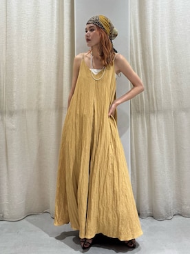 「リラックス」｜maiさん（レディース・161cm）の夏コーディネート