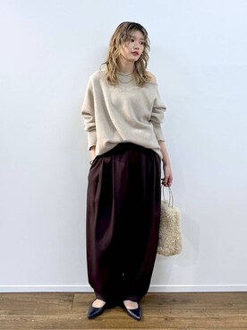 「HELEN MOORE（ヘレンムーア）のアイテム」を使った、maiさん（レディース・161cm）の秋コーディネート