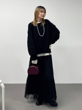 「アイテム（ハンドバッグ）」を使った、maiさん（レディース・161cm・30代）の冬コーディネート