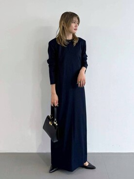 「アイテム（インナーウェア/肌着）」を使った、maiさん（レディース・161cm）の秋コーディネート