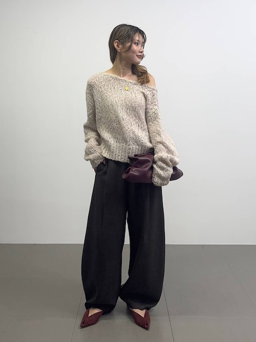【HENRI EN VARGO】＜別注＞ポインテッドフラット