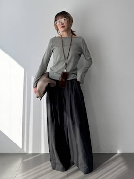 「BABYLONE（バビロン）のアイテム」を使った、maiさん（レディース・161cm）の春コーディネート