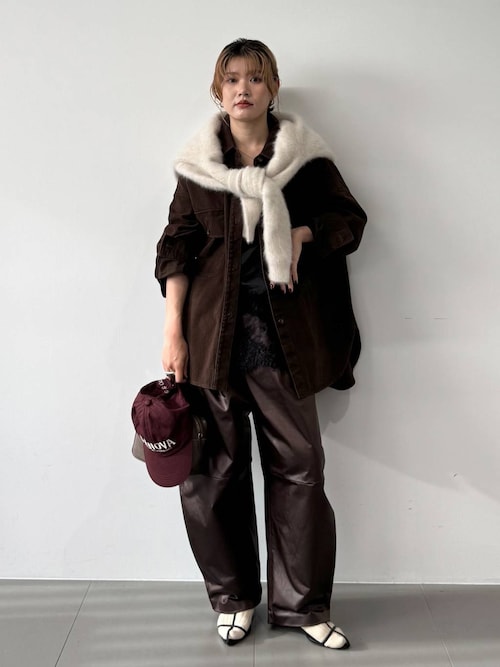 セール】サテンフェイクレザーパンツ（その他パンツ）｜BABYLONE