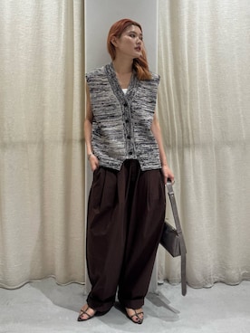 「リラックス」｜maiさん（レディース・161cm）の夏コーディネート