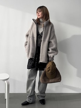 maiさん（レディース・161cm）の冬コーディネート