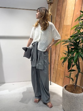 「BABYLONE（バビロン）のアイテム」を使った、maiさん（レディース・161cm）の春コーディネート