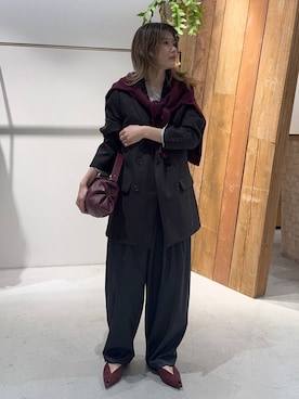 「HENRI EN VARGO（ヘンリエンヴァーゴ）のアイテム」を使った、maiさん（レディース・161cm）の秋コーディネート