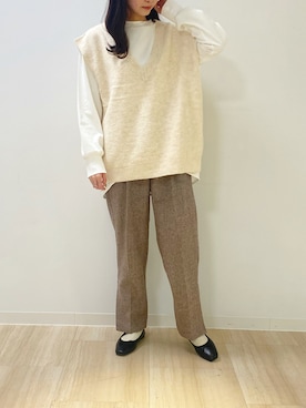 misakiさん（レディース・162cm）の冬コーディネート