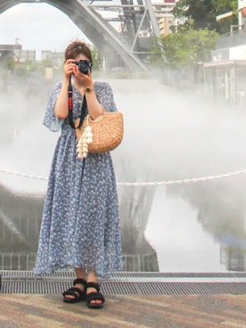 「apres jour（アプレジュール）のアイテム（アクセサリー）」を使った、Rimaamさん（レディース・160cm）の夏コーディネート