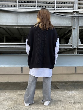 「soe（ソーイ）のアイテム」を使った、マツモトさん（レディース・161cm）の秋コーディネート