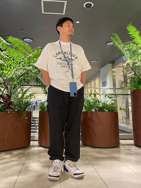 「B2nd」｜「アイテム（PC・スマホグッズ/家電）」を使った、naoさん（メンズ・172cm）の夏コーディネート