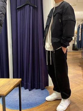 「TATRAS（タトラス）のアイテム（ブルゾン）」を使った、naoさん（メンズ・172cm）の秋コーディネート