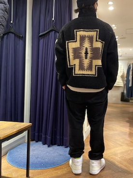 「PENDLETON（ペンドルトン）のアイテム（ブルゾン）」を使った、naoさん（メンズ・172cm）の秋コーディネート