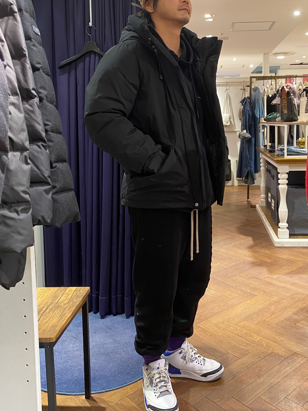 shott ツートンダウンジャケット セール】Schott/ショット/2WAY 2TONE DOWN JACKET/2ウェイ 2