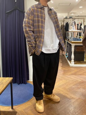 naoさん（メンズ・172cm）の冬コーディネート