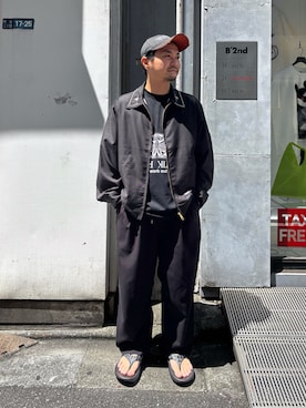 「アイテム（その他アウター）」を使った、naoさん（メンズ・172cm）の夏コーディネート