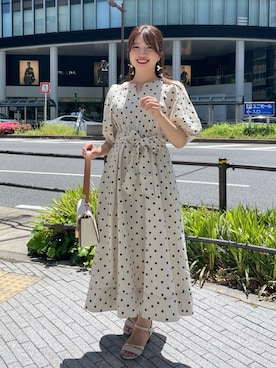 かなみさん（レディース・156cm）の春コーディネート