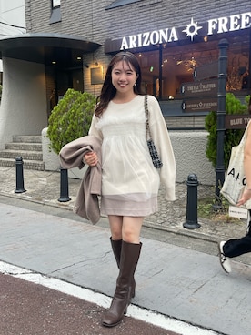 かなみさん(レディース・156cm)の冬コーディネート