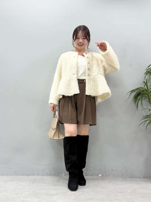 セール】【canami】プリーツショートパンツ（その他パンツ）｜natural