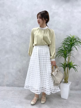 かなみさん（レディース・156cm）の春コーディネート