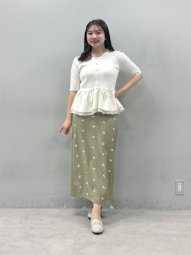 かなみさん（レディース・156cm）の春コーディネート