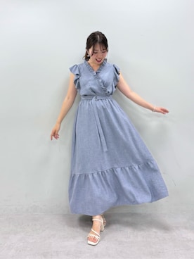 「natural couture（ナチュラルクチュール）のアイテム」を使った、かなみさん（レディース・156cm）の春コーディネート