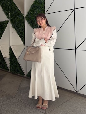 「natural couture（ナチュラルクチュール）のアイテム」を使った、かなみさん（レディース・156cm）の春コーディネート