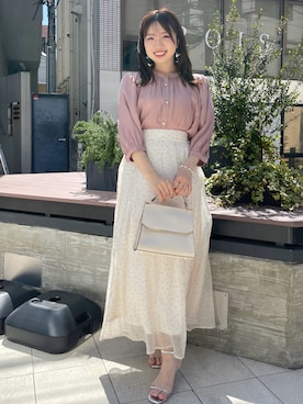 かなみさん（レディース・156cm）の春コーディネート