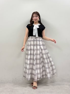 「natural couture（ナチュラルクチュール）のアイテム」を使った、かなみさん（レディース・156cm）の春コーディネート