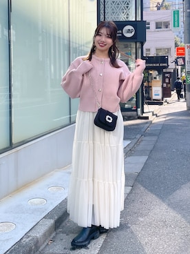 かなみさん（レディース・156cm）の冬コーディネート