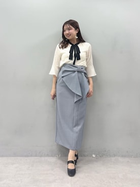 かなみさん（レディース・156cm）の春コーディネート