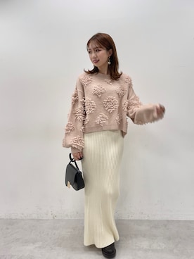 かなみさん（レディース・156cm）の冬コーディネート