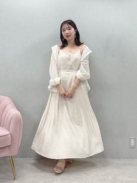 「natural couture（ナチュラルクチュール）のアイテム（シャツ/ブラウス）」を使った、かなみさん（レディース・156cm）の夏コーディネート