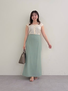 かなみさん（レディース・156cm）の春コーディネート