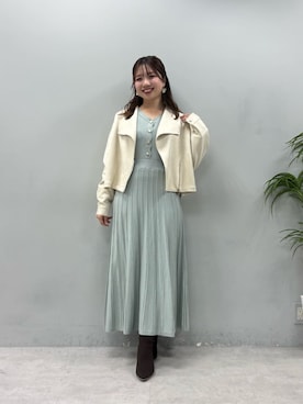 かなみさん（レディース・156cm）の冬コーディネート