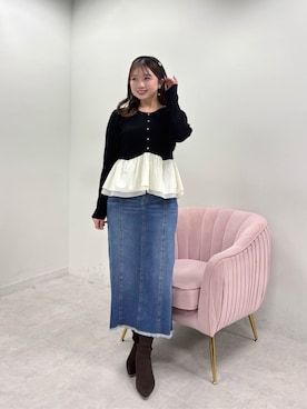 かなみさん（レディース・156cm）の冬コーディネート
