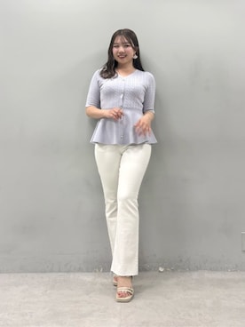 「natural couture（ナチュラルクチュール）のアイテム」を使った、かなみさん（レディース・156cm）の春コーディネート