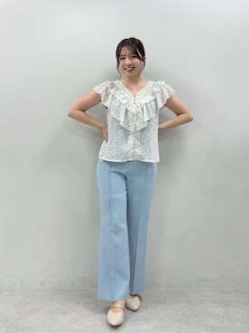 かなみさん（レディース・156cm）の夏コーディネート