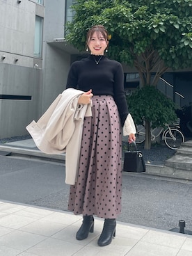 かなみさん(レディース・156cm)の冬コーディネート