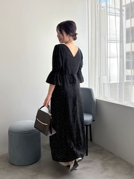 「natural couture（ナチュラルクチュール）のアイテム（ショルダーバッグ）」を使った、かなみさん（レディース・156cm）の夏コーディネート