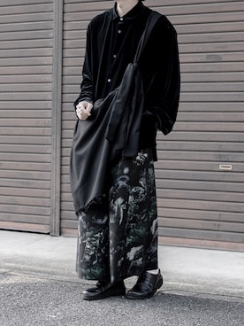 「Utusiyo（ウツシヨ）のアイテム（バッグ）」を使った、89さん（メンズ・168cm）の秋コーディネート