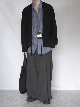「THEE（シー）のアイテム」を使った、89さん（メンズ・168cm）の秋コーディネート