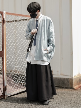 「0658（ゼロロクゴーハチ）のアイテム」を使った、89さん（メンズ・168cm）の夏コーディネート