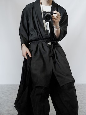 「yoko sakamoto（ヨーコサカモト）のアイテム（パンツ）」を使った、89さん（メンズ・168cm）の夏コーディネート