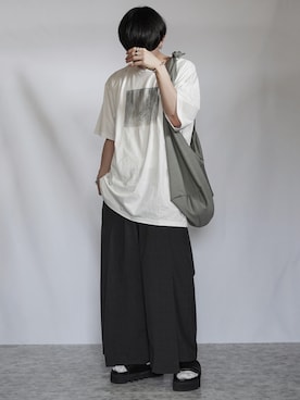 「0658（ゼロロクゴーハチ）のアイテム」を使った、89さん（メンズ・168cm）の夏コーディネート