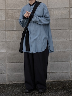 「Utusiyo（ウツシヨ）のアイテム（バッグ）」を使った、89さん（メンズ・168cm）の春コーディネート